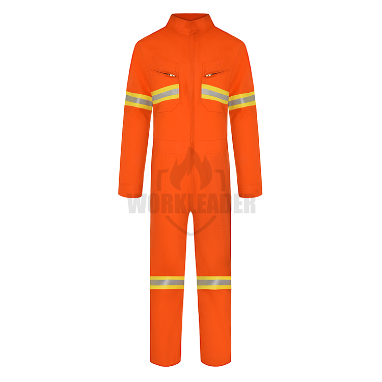 Reflective Hi-Vis Twill Flame Retardant Coverall