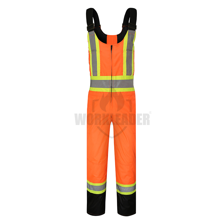 Waterproof 100% Polyester Hi-Vis Bib Overall