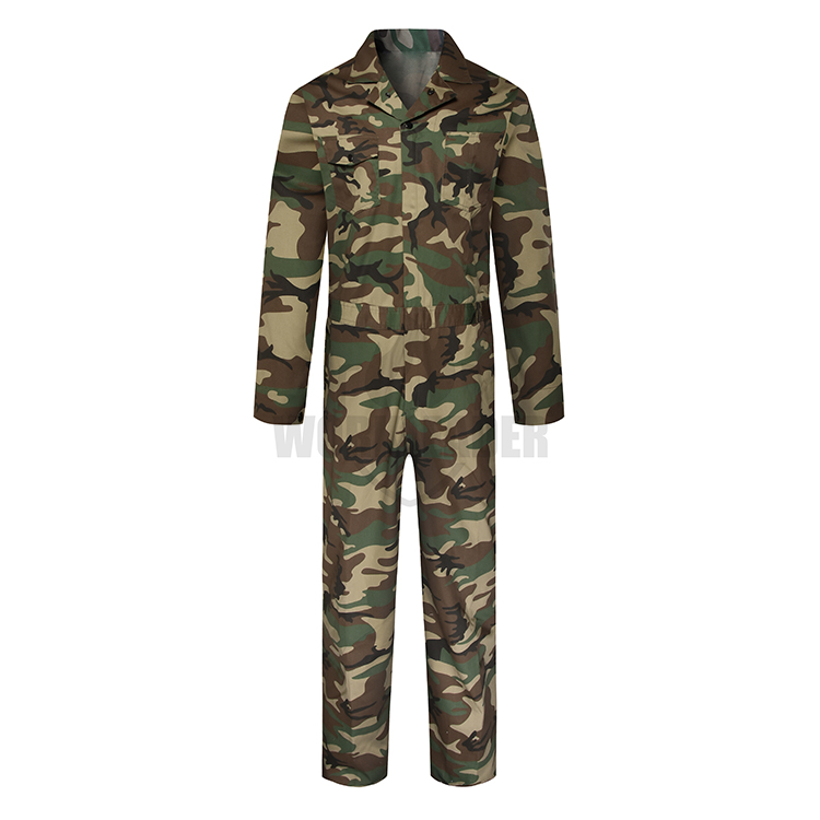 Twill Camouflage Coverall For Men