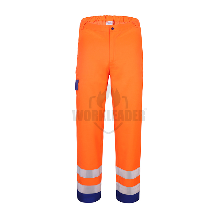 HI-VIS Orange Safety Work Pants